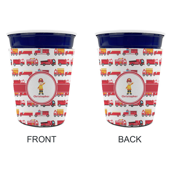 Firetrucks Party Cup Sleeves - without bottom - Approval