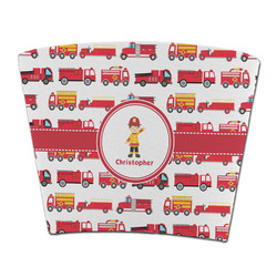 Firetrucks Party Cup Sleeve - without bottom (Personalized)