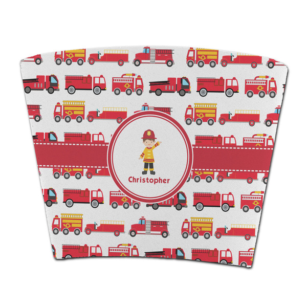 Custom Firetrucks Party Cup Sleeve - without bottom (Personalized)
