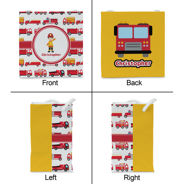 Firetrucks Party Favor Gift Bag - Gloss - Approval