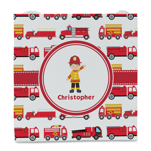 Firetrucks Party Favor Gift Bag - Gloss - Front