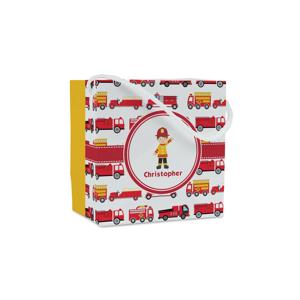 Custom Firetrucks Party Favor Gift Bags - Gloss (Personalized)