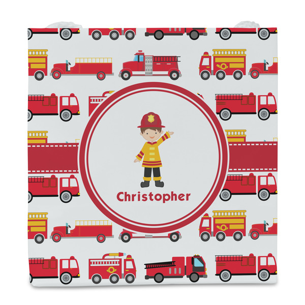 Firetrucks Party Favor Gift Bag - Matte - Front