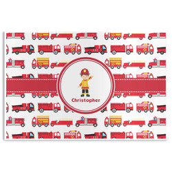 Firetrucks Disposable Paper Placemats (Personalized)