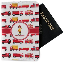 Firetrucks Passport Holder - Fabric (Personalized)