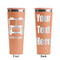 Firetrucks Peach RTIC Everyday Tumbler - 28 oz. - Front and Back