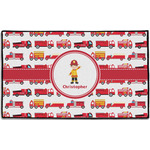 Firetrucks Door Mat - 60"x36" (Personalized)