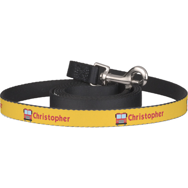 Custom Firetrucks Dog Leash (Personalized)
