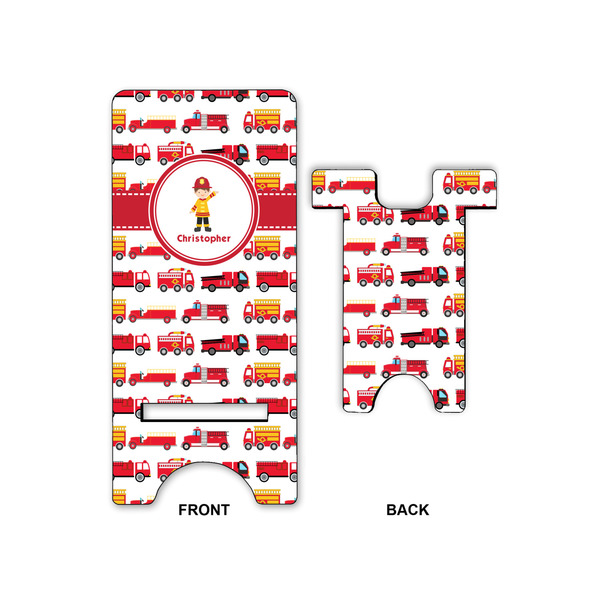 Firetrucks Phone Stand - Front & Back
