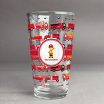 Firetrucks Pint Glass - Full Print (Personalized)