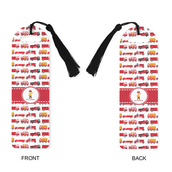 Firetrucks Plastic Bookmarks - Approval