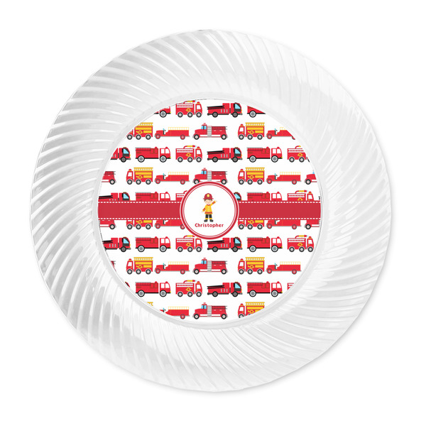Firetrucks Plastic Party Dinner Plates - Approval