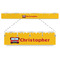 Firetrucks Plastic Ruler - 12" (Personalized)