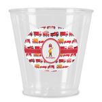 Firetrucks Plastic Shot Glass (Personalized)