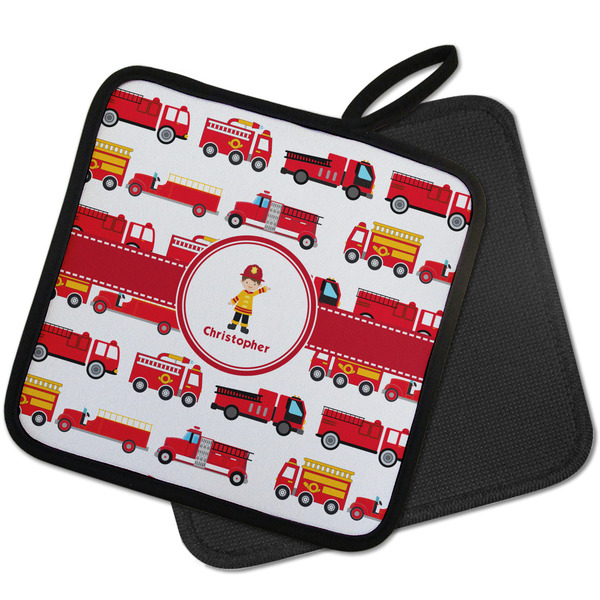 Firetrucks Pot Holders - PARENT MAIN