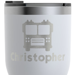 Firetrucks RTIC Tumbler - White - Engraved Front (Personalized)