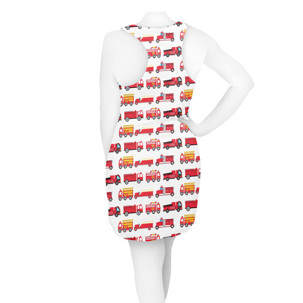 Firetrucks Racerback Dress - On Model - Back