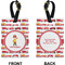 Firetrucks Rectangle Luggage Tag (Front + Back)