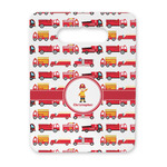 Firetrucks Rectangular Trivet with Handle (Personalized)