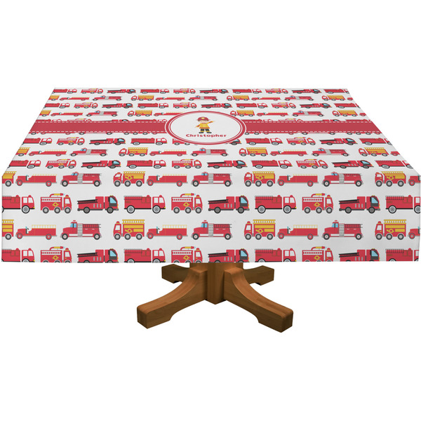 Firetrucks Rectangular Tablecloths (Personalized)