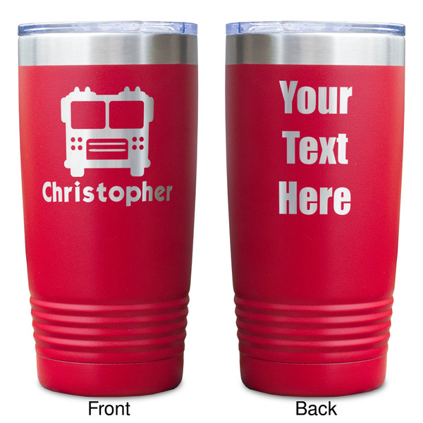 Firetrucks Red Polar Camel Tumbler - 20oz - Double Sided - Approval
