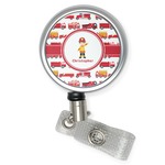 Firetrucks Retractable Badge Reel (Personalized)