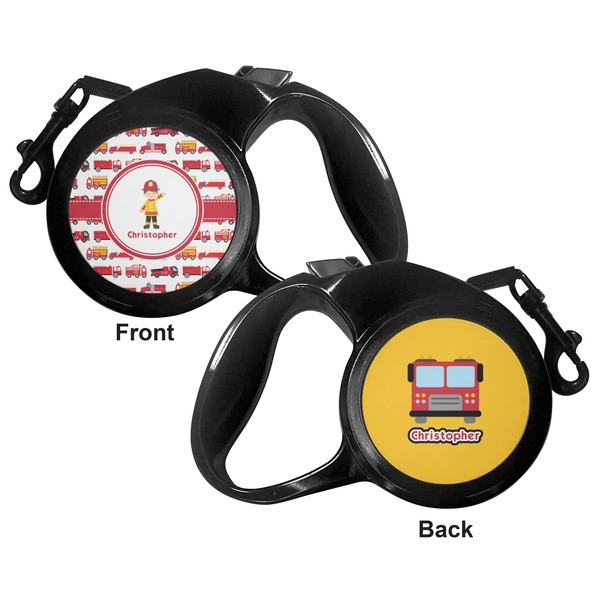 Firetrucks Retractable Dog Leash - Small - Apvl