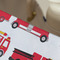 Firetrucks Large Rope Tote - Close Up View