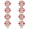 Firetrucks Round Linen Placemats - APPROVAL Set of 4 (double sided)