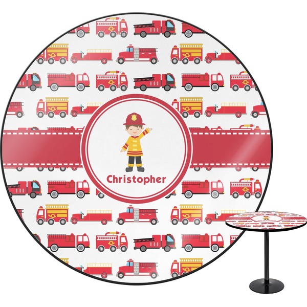 Custom Firetrucks Round Table (Personalized)