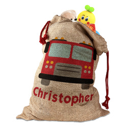 Firetrucks Santa Sack (Personalized)