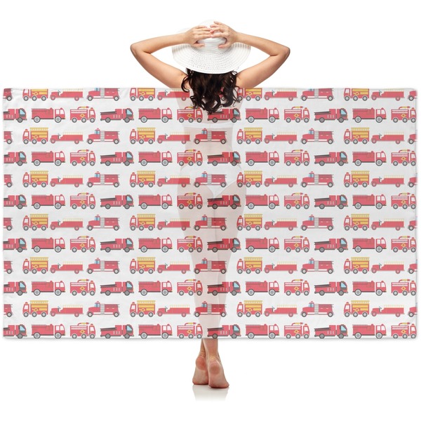Custom Firetrucks Sheer Sarong