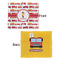 Firetrucks Security Blanket - Front & Back View