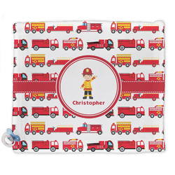 Firetrucks Security Blanket (Personalized)