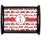 Firetrucks Black Wooden Tray - Large (Personalized)