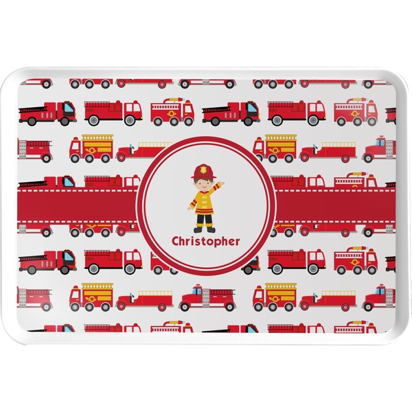Custom Firetrucks Serving Tray (Personalized)
