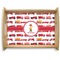 Firetrucks Natural Wooden Tray - Large (Personalized)