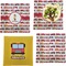 Firetrucks Set of 4 Glass Square Lunch / Dinner Plate 9.5" (Personalized)