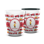 Firetrucks Ceramic Shot Glass - 1.5 oz (Personalized)