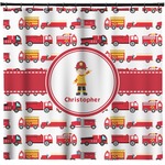 Firetrucks Shower Curtain - Custom Size (Personalized)