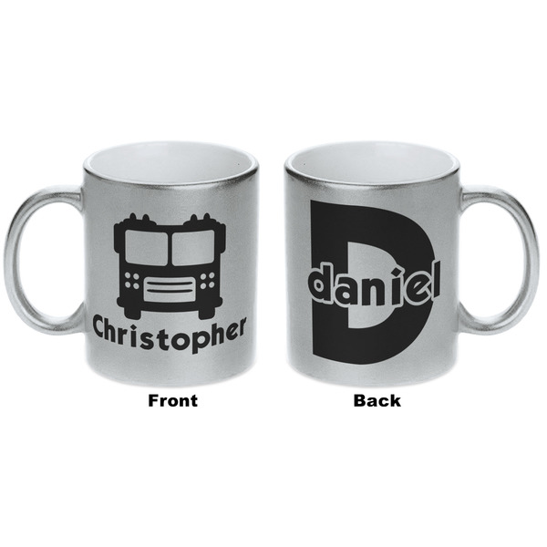 Firetrucks Silver Mug - Approval