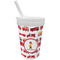 Firetrucks Sippy Cup with Straw (Personalized)