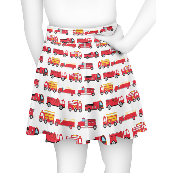Firetrucks Skater Skirt - Back