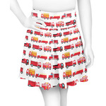 Firetrucks Skater Skirt - Medium