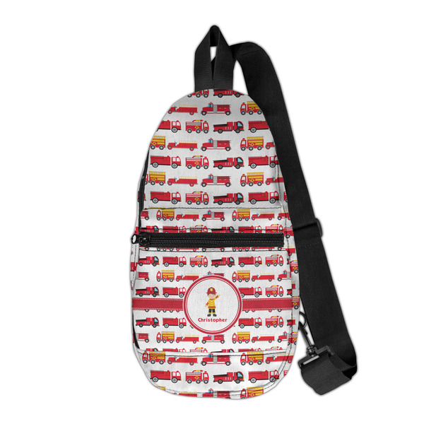 Custom Firetrucks Sling Bag (Personalized)