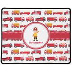Firetrucks Large Gaming Mouse Pad - 12.5" x 10" (Personalized)