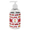 Firetrucks Plastic Soap / Lotion Dispenser (8 oz - Small - White) (Personalized)