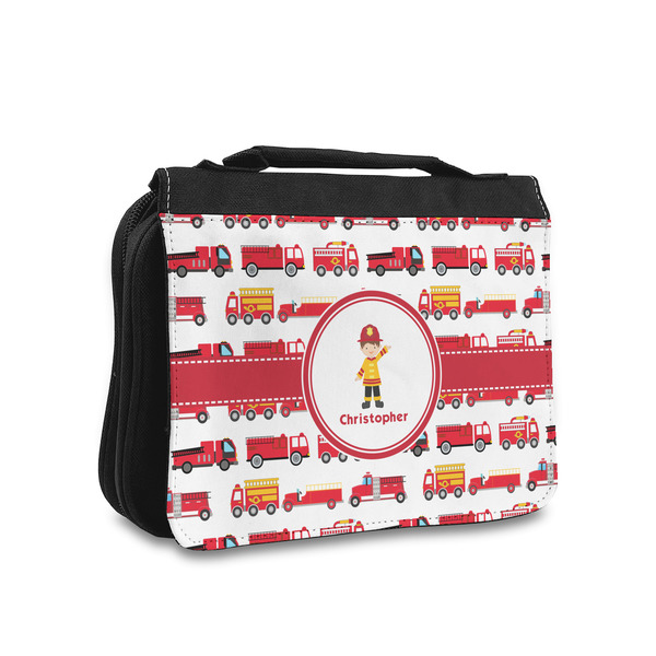 Custom Firetrucks Toiletry Bag - Small (Personalized)