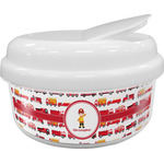 Firetrucks Snack Container (Personalized)