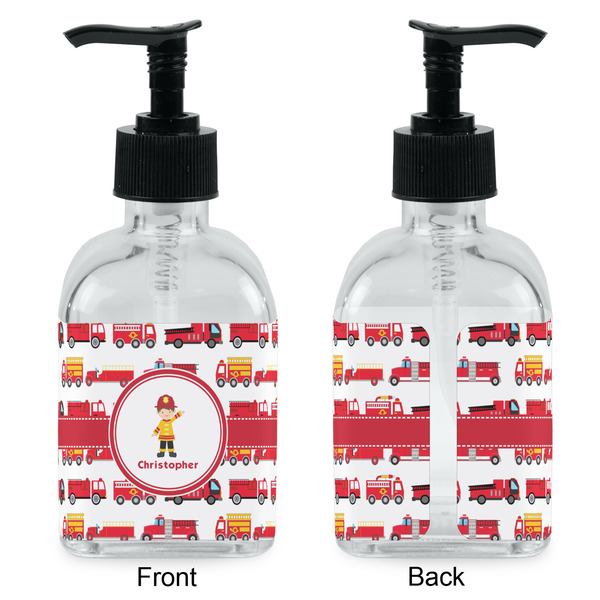 Firetrucks Glass Soap/Lotion Dispenser - Approval